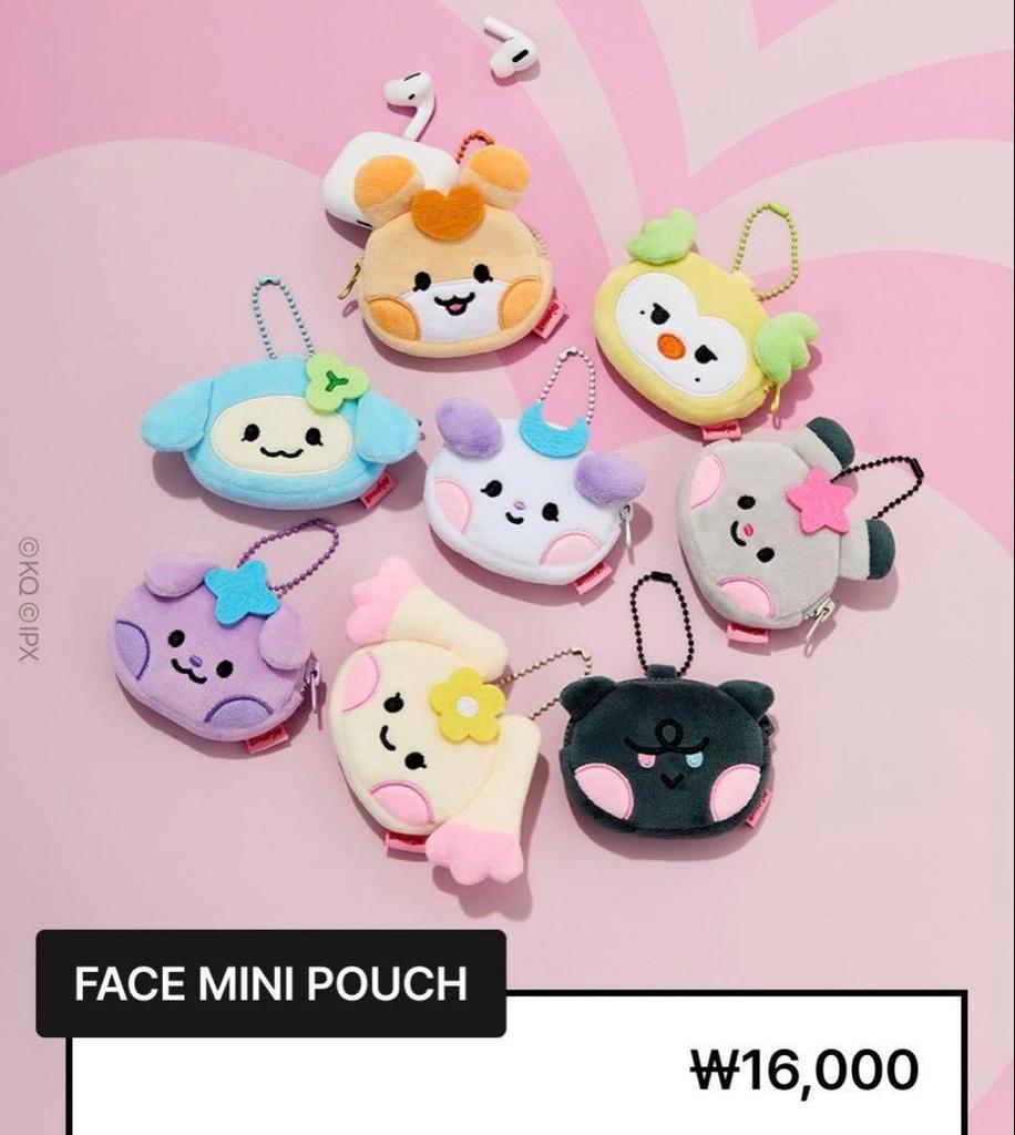 [USED] ATEEZ Pop-Up MD Face Mini Pouch Keyring Sun
