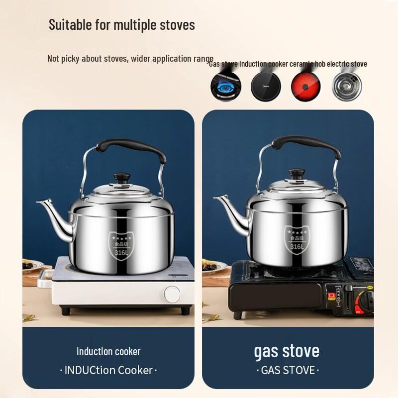 Zhishi Stainless Steel Whistling Tea Kettle