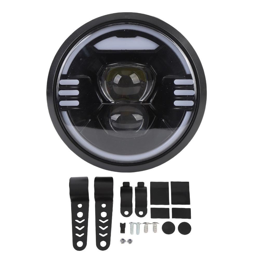 High Brightness Electric Bike Head Light ABS Bike Headlight Electric Bike Light  Night Riding чёрный