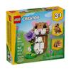 LEGO Creator 3-in-1 Cute Hamster 166-Piece Building Toy Set 31376