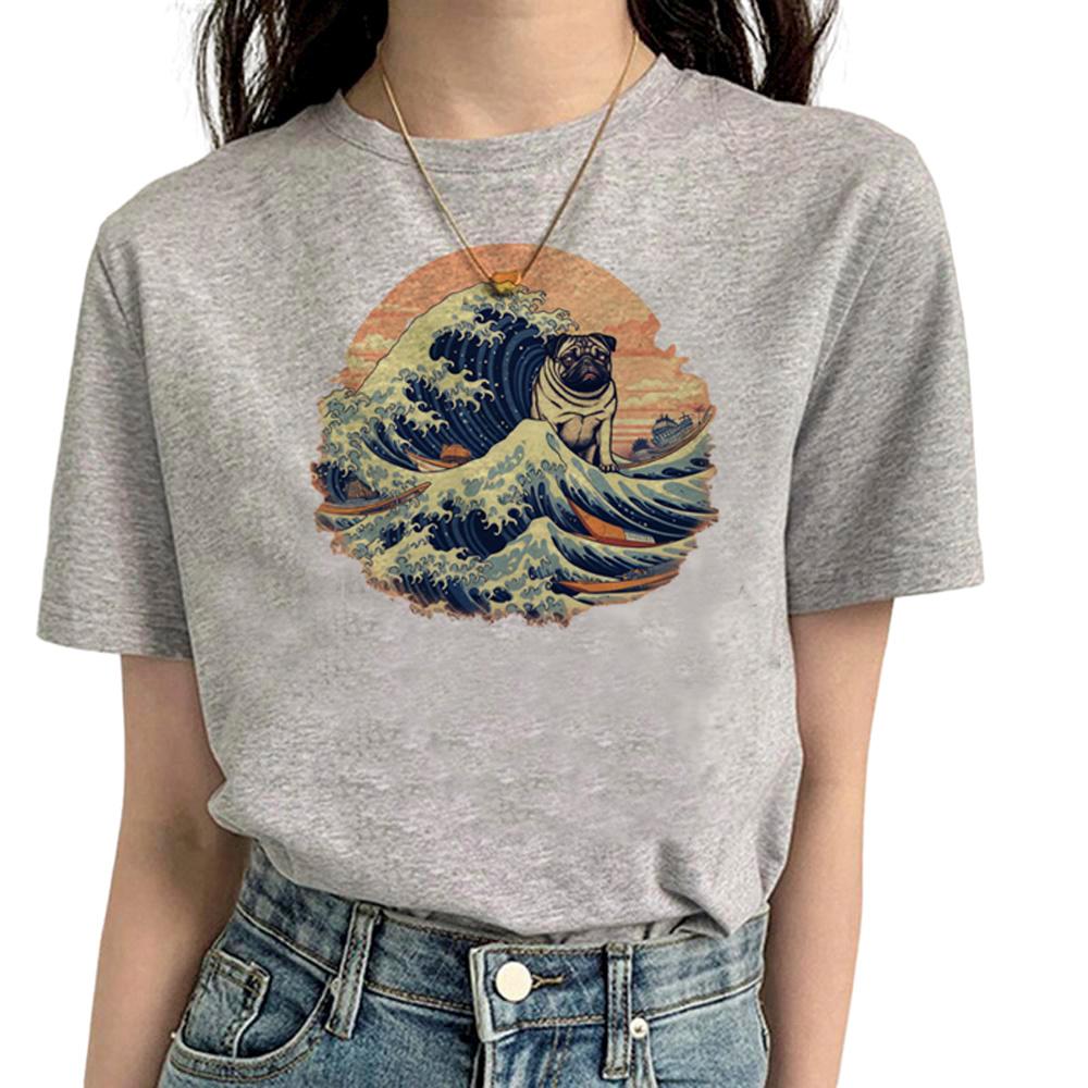 Pug T Shirt Women Funny Summer Streetwear T Shirt feUnisex Streetwear Designer Funny Clothes