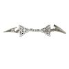1PC Retro Strickjacke Clip Cape Schal Hemd Pullover Kragen Ente Clip Perle Strass Bluse Schnalle Kleidung Dekoration Brosche pin