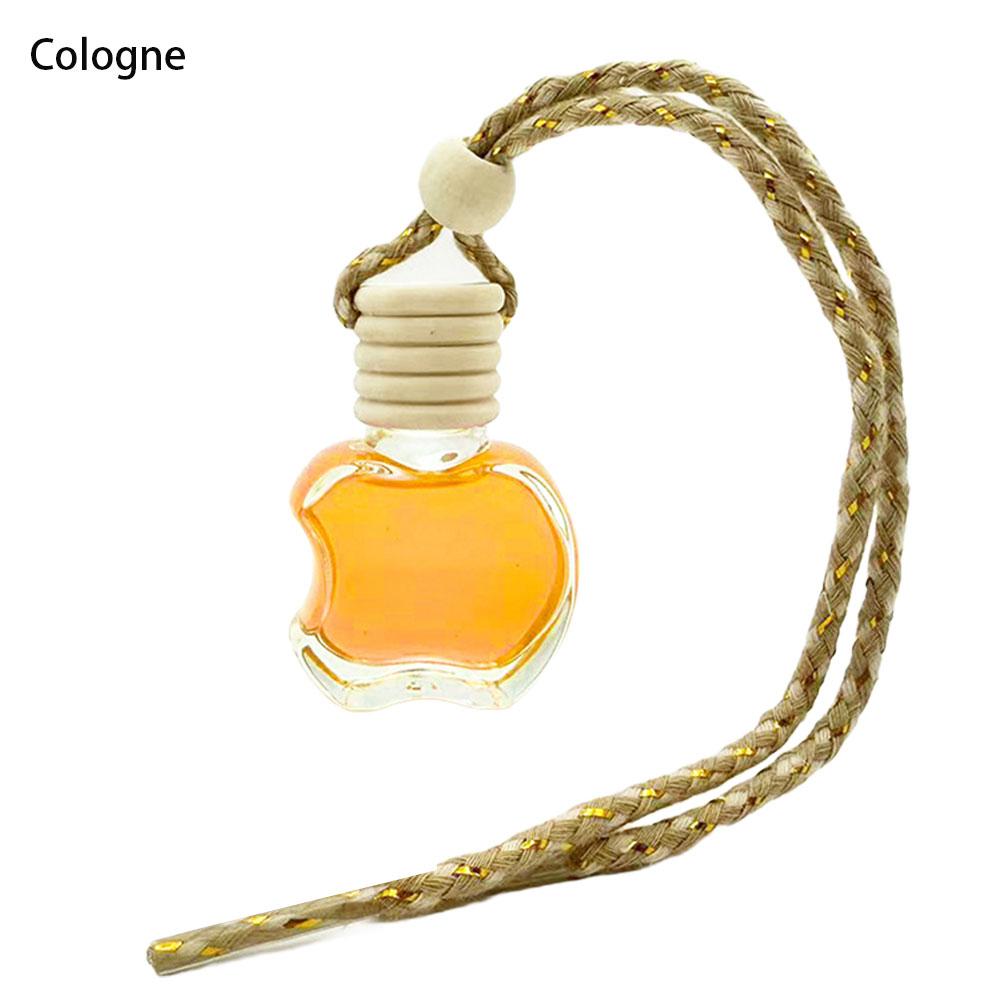 Car Hanging Glass Bottle Air Freshener Empty Bottle Aromatherapy Pendant Diffuser Auto Rearview Mirror Car Air Freshener