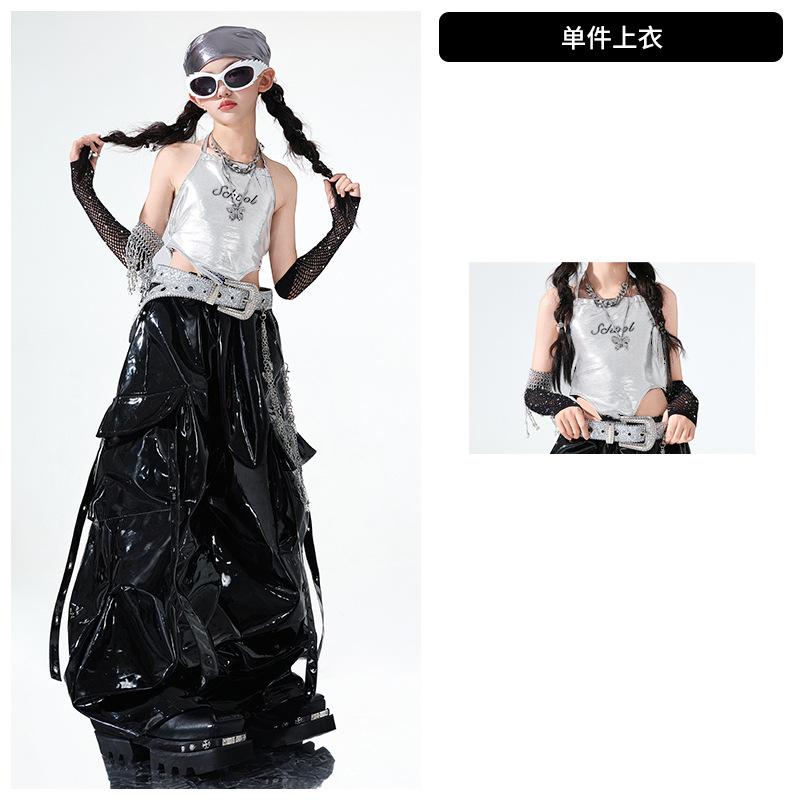Girls' Jazz Costumes Are Trendy And Trendy Girls' Jazz Less Children'S Costumes Catwalk Girl Group Street Dance Trendy Costumes