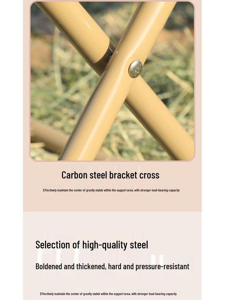 Multifunctional Portable Folding Stool: Outdoor Crossbody Bag, Clutch, Travel Chair for Camping, Fishing, and High-Speed Rail Queue.