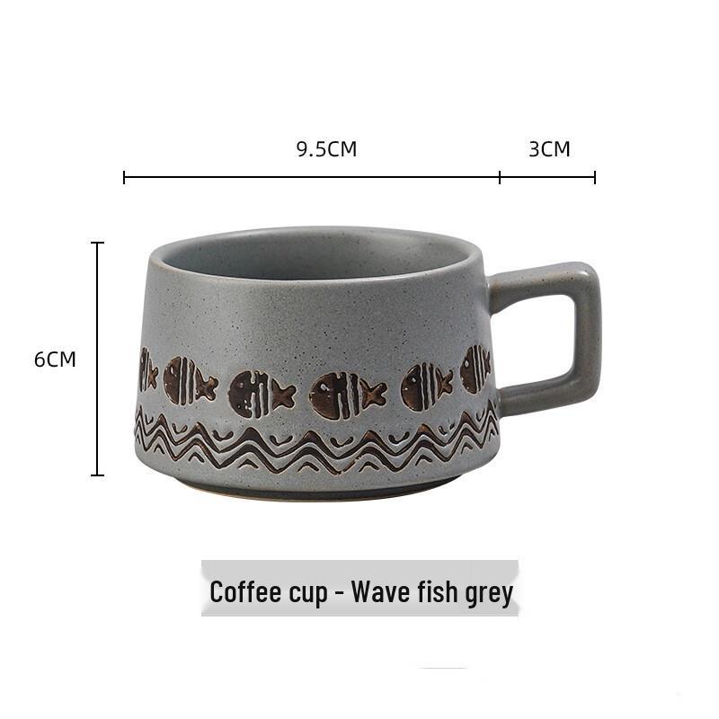 

Dibolan Retro Ceramic Coffee Set