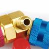 Pair Car A/C R134a High Low Side Quick Coupler SAE Fitting Adapter