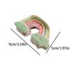 Clip Geometric Half-moon Shape Acrylic Women Hair Clip Cloud Rainbow Hair Claw Printing Hairpins