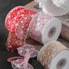 Printed Chiffon Voile Ribbon 1.5" 38Mm Diy Hair Bows Sewing Accessories Handmade Crafts Gift Flower Packing 10 Yards