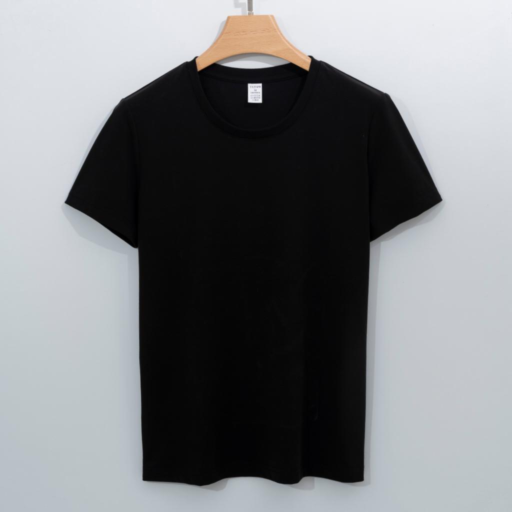 T-shirt for Women's Summer Short-sleeved Round Neck Solid Color 220g Modal Pullover Women's T-shirt