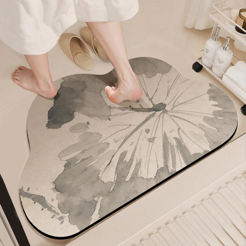 Cloud Floor Mat Bathroom Diatom Mud Soft Mat Non-slip Absorbent Bathroom Bathroom Door Mat Quick Drying Carpet