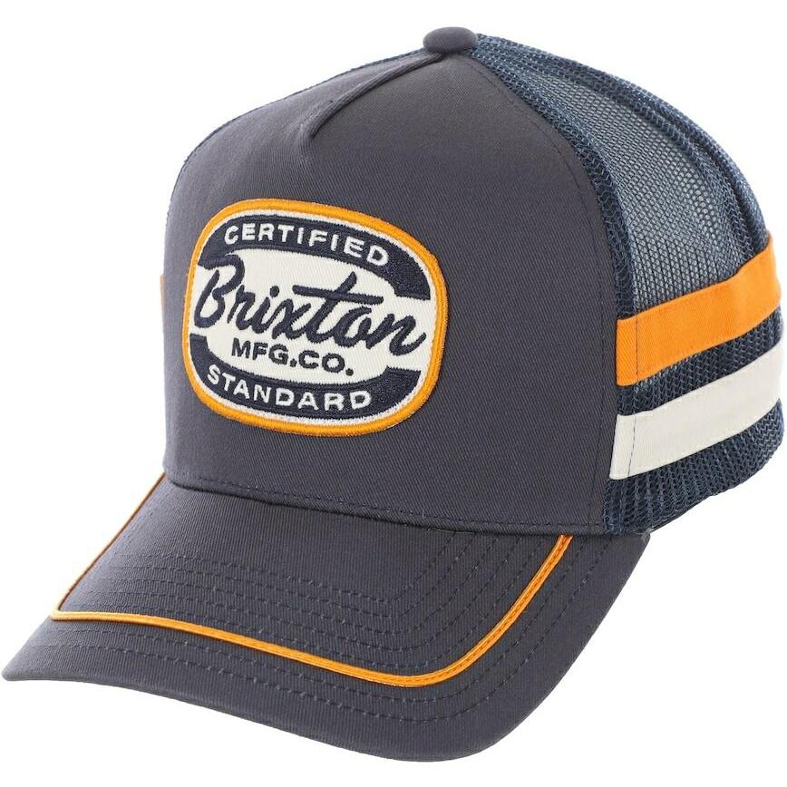 Used Brixton Copley NP HP Trucker Hat Cap Navy/Navy Cap Free Shipping