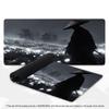 XXL Large Gaming Mouse Pad Musashi Miyamoto Japanese Ronin Katana Mountain Ink Art Desk Mat Non-Slip Rubber Keyboard Mouse Mats