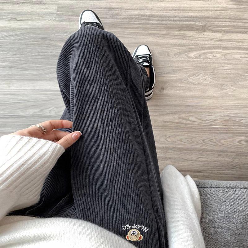 Plus Size Petite Maternity Sweatpants - Loose, Non-constricting, Cuffed Casual Pants for Spring/Summer.