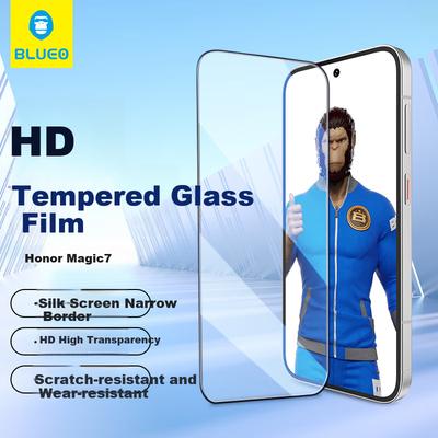 BLUEO Screen Protector for Honor Magic 7, High-Definition, Highly Transparent, Tempered Glass Film, Shatterproof, Anti-Fingerprint Protective Film