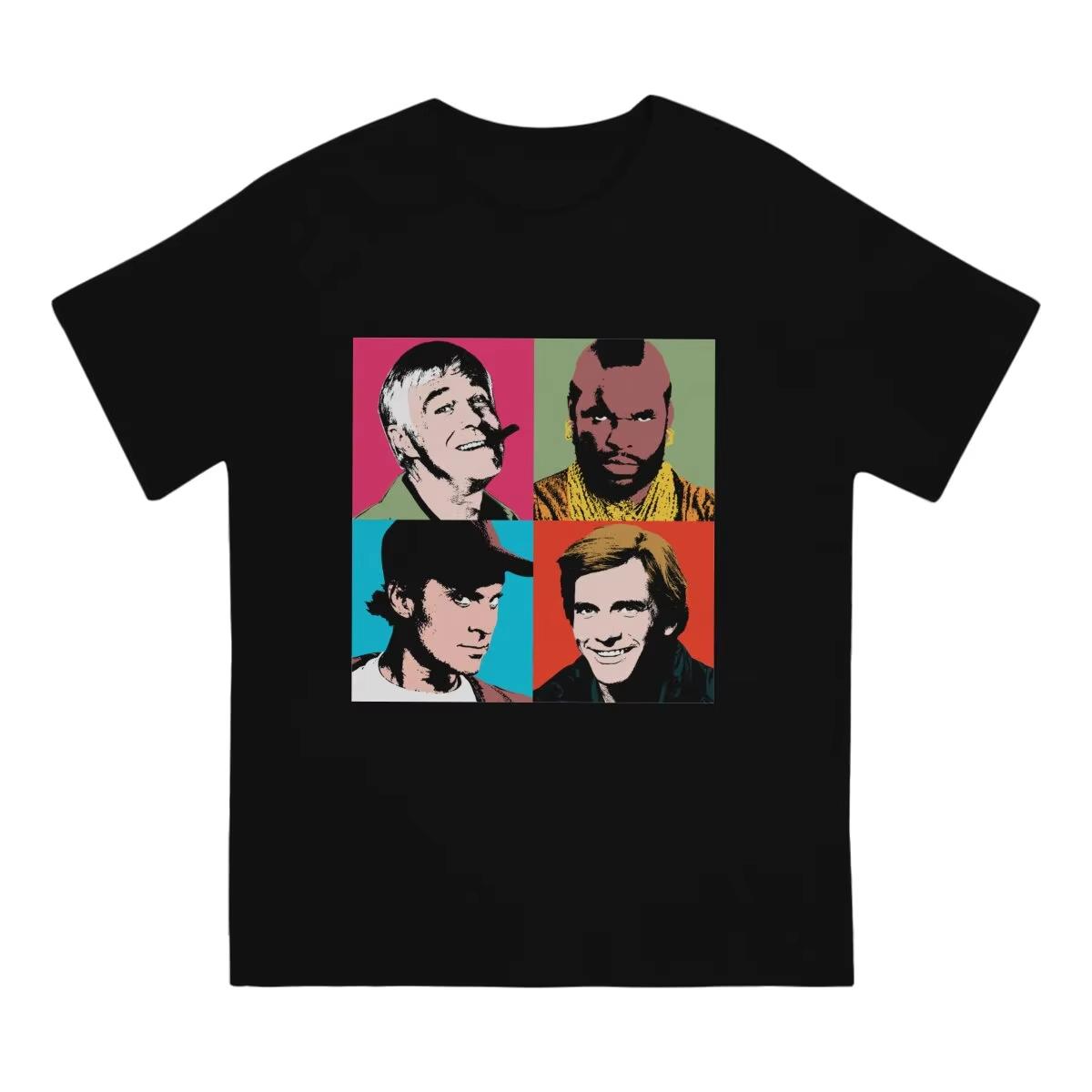

The A-Team Newest TShirt for Men Mashup TV 80s Hanniba Round Collar Basic T Shirt Personalize Gift Clothes OutdoorWear 5XL різнокольоровий