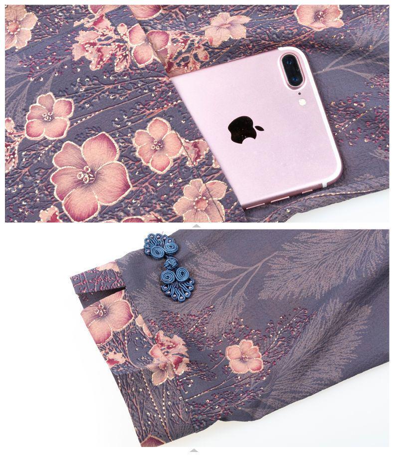 Omas Frühlings- und Herbst-Siebenarm-Outfit für Senioren