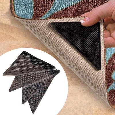 Carpet Anti Slip Sticker Rubber Grip Pad for Rug Corners Prevents Sliding On Tile Hardwood or Laminate Floors