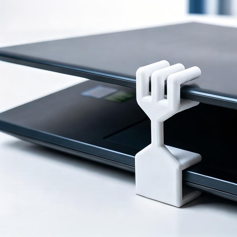 Creative Hand Shaped Laptop Lid Holder Notebook Screen Support Bracket Portable Cooling Elevation Accessory For Office Use