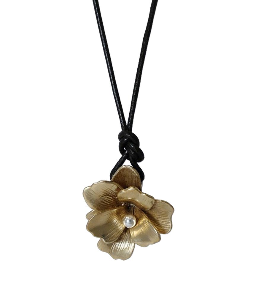 Limilimi Flower Dance Necklace 02 Brass