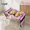 Portable Pet Washing Platform Grooming Hammock with Stand, Dog Bathing Hammock, Foldable Bath Holder for Restraint Net Small & Medium Pets, Adjustable