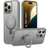 Protective Phone Case - Booling - Iphone 16 Pro Max - Shockproof - Rotating Stand - Gray