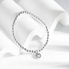 925 Silver Heart Bead Bracelet For Women Unique Design High End Versatile Fashionable Personalized Jewelry