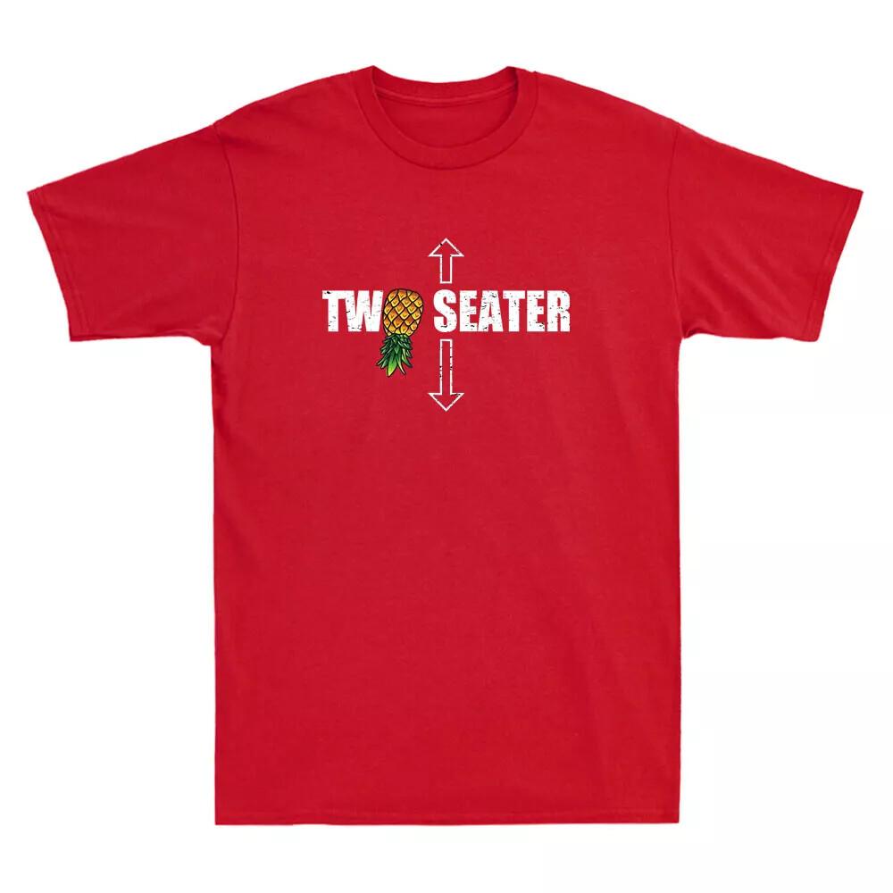 SALE Two Seater Swinger Novelty Upside Down Pineapple Swinger T-Shirt XXXXL