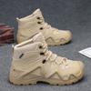 Fashion Men's Ultralight Tactical Desert Boots Outdoor Hiking Shoes Rugged Non-Slip Sole for Multi-Terrain Trekking Sport Activities