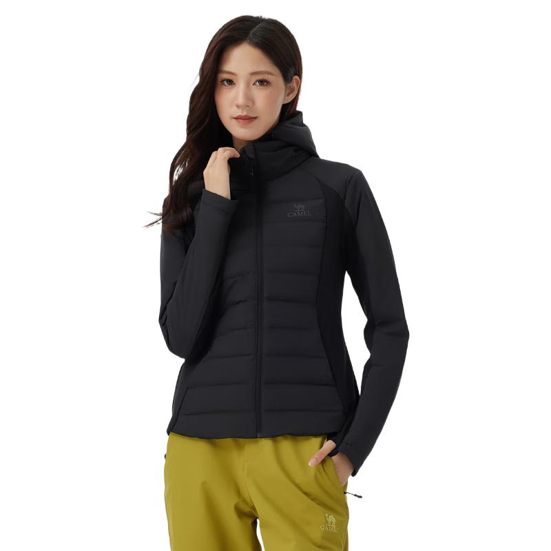 

Camel Women s Slim-Fit Hooded Lightweight Down Jacket 2XL