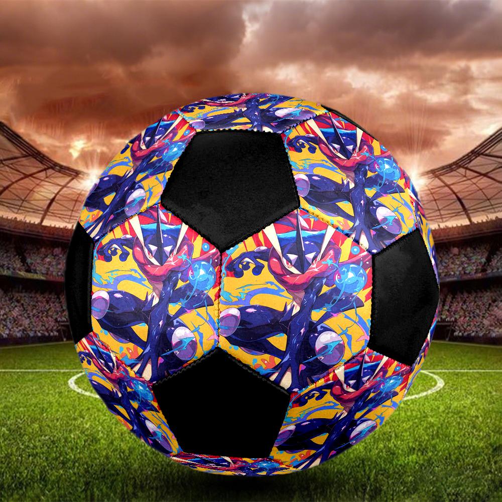 Pokemon Indoor Soccer Ball Colorful Machine Stitched PVC Size 5 Team Training Competition Ready Durable High-Bounce Cool Sports Gift