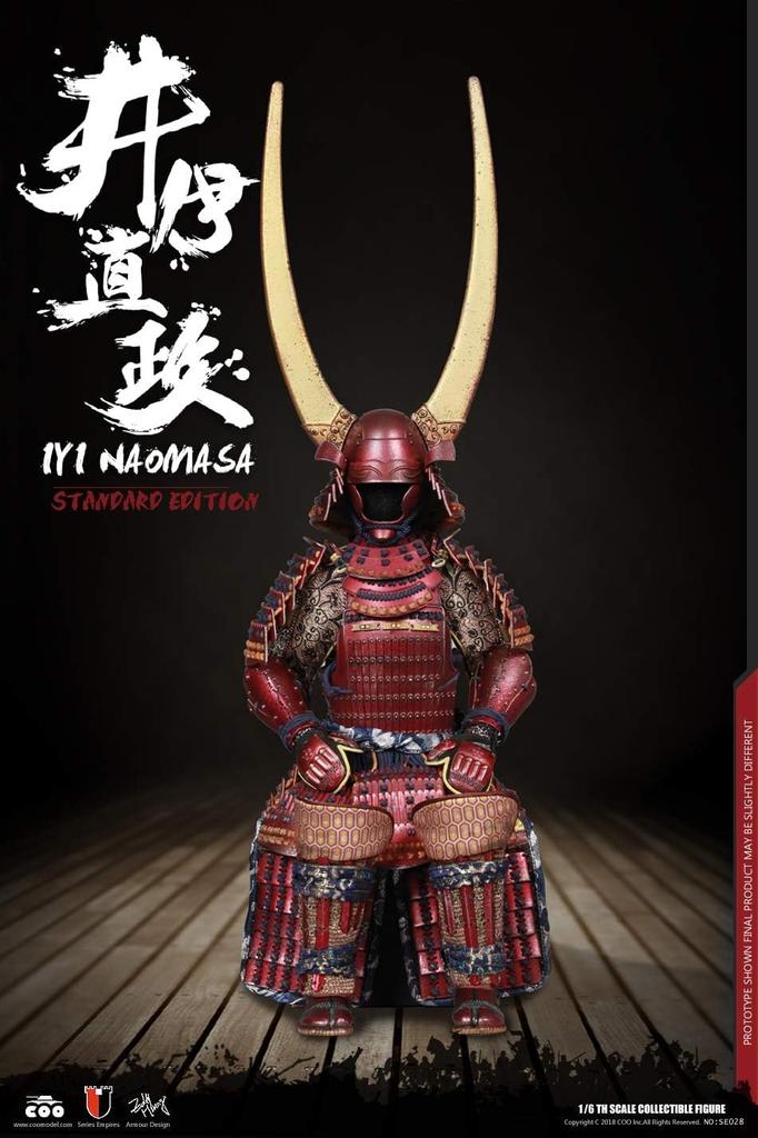 COOMODEL 1/6 Scale Figure SE028 Imperial Series Red Demon Ii Naomasa Standard Edition Samurai Warlord Sengoku Period