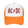 AC-DC Baseball Caps Unisex Snapback Hats Lovers Trucker Caps Women Breathable Mesh Visor Bones