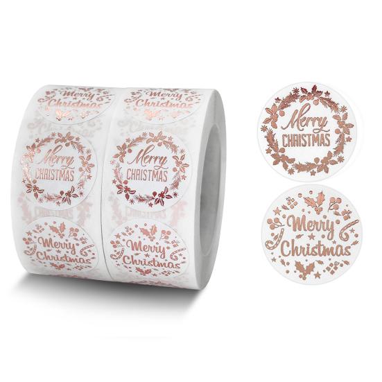 500Pcs Great Christmas Stickers Lightweight Indoor Toy Game Lovely Sticker