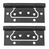 304 Stainless Steel Door Hinge Concealed Butt Hinge Black Furniture Hardware Cabinet Accessories