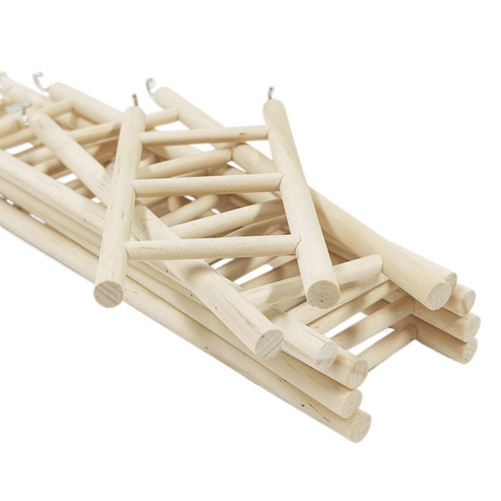 Lizard Parakeet Wooden with Hooks Birds Ladders Parrot Climbing Frame Parrot Perch Hamsters Toys