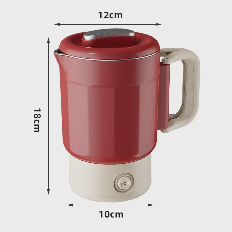 Ceainic de călătorie pliabil din oțel inoxidabil 304 – Mini ceainic electric portabil izolat pentru uz exterior