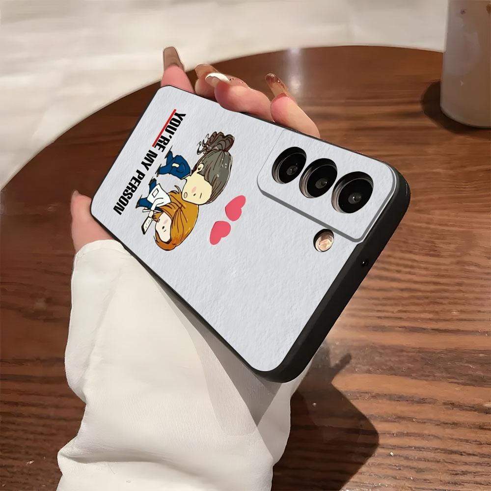 Hot TV Greys Anatomy Phone Case For Samsung S26 S25 S24 FE S23 S22 S21 Plus S20 Ultra Note20Ultra Black Soft Shell