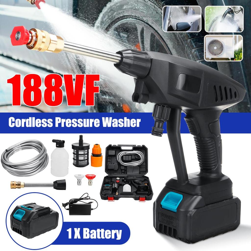 Buy 188 288v 88000mah Cordless Car Washer Cleaner Kit Portable High