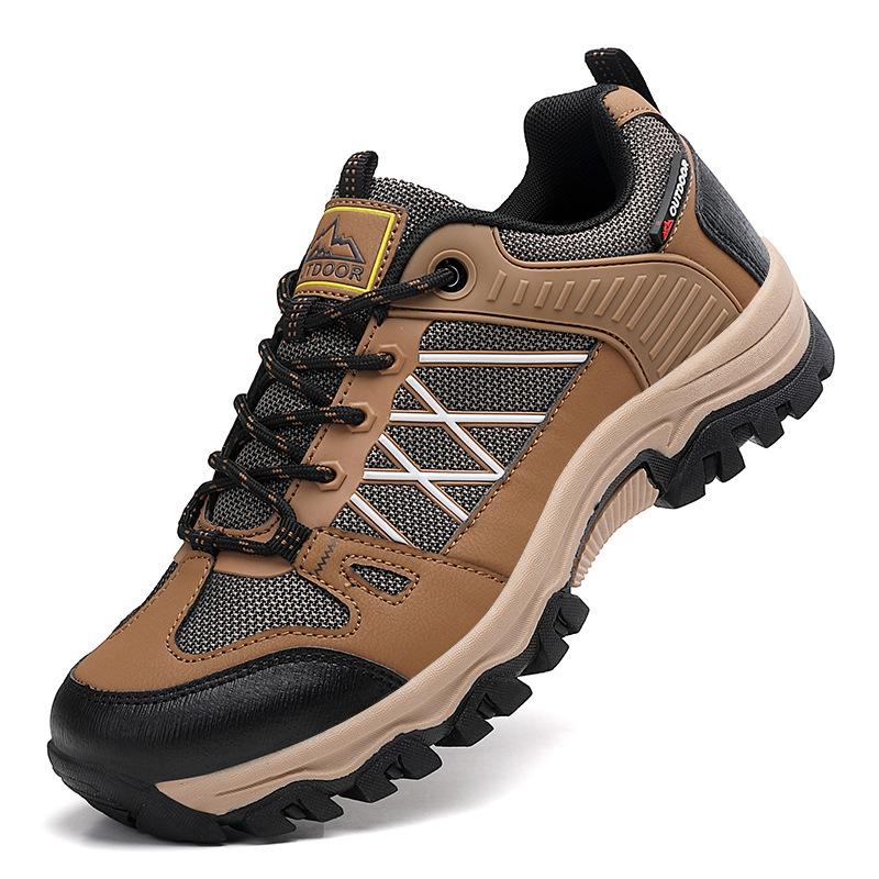 New Men's Outdoor Hiking Shoes Low-top Hiking Shoes Fashion Sports Men's Shoes Platform Mountain Shoes