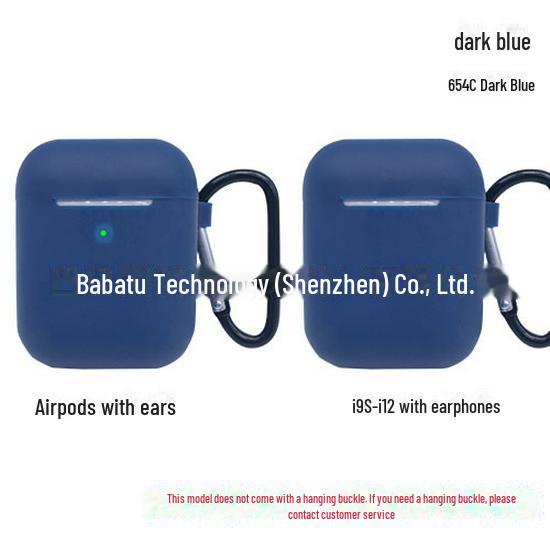 Compatible Silicone Protective Cover for I9, I11, I12, and AirPods 2nd Gen Earphones