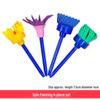 Children's Round Sponge Brushes for Art & Painting - Mushroom Head Tools for DIY Graffiti and Kindergarten Use