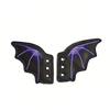 1Pair Angel Wing Shape Girls Boot Skate Shoes DIY Decorations Sneaker Clothing Shoelaces Decoration Punk Emo Style Halloween