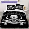 Motrhead Pattern Bedding uilt Set uilt Cover Pillowcase Home Decoration Birthday Gift (1*duvet cover + 2*pillowcase without core)