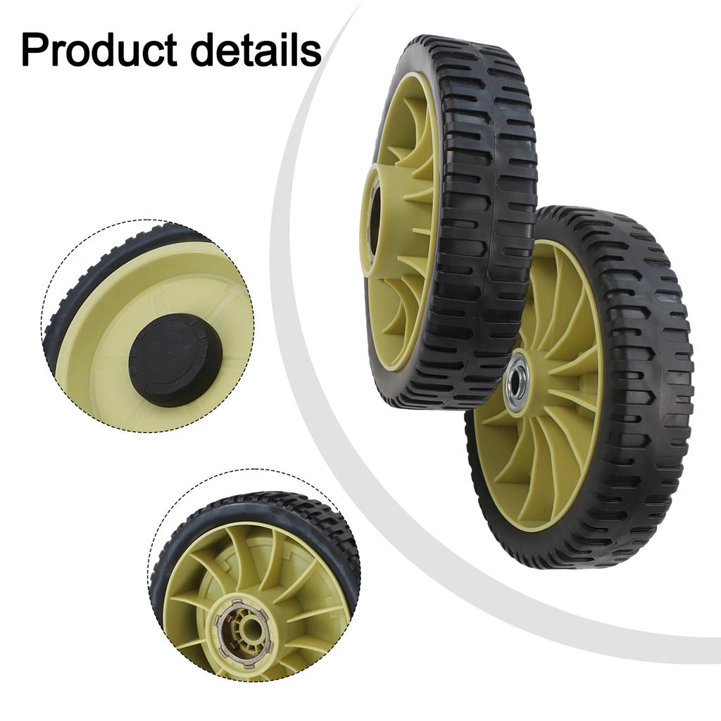 For Honda Lawn Mower 20CM Wheel Replacement Kit 4 Pack Front Rear Compatible with Models HR214 HRU214 HRU215 HRU216D and HRU196