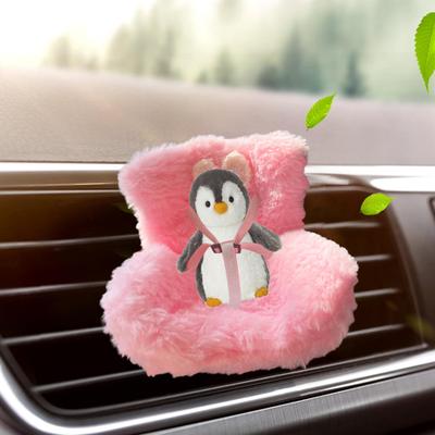Cadeirinha de Boneca com Clipe de Ventilação para Carro, Assento de Segurança para Boneca de Mesa, Encantador Ornamento de Carro para Colecionadores e Fãs de Bonecas