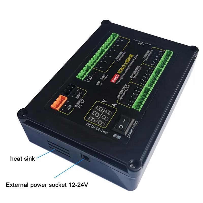 PD60 Auto Injector Fuel Injection Ignition Simulator   Diesel Vehicle Car Computer Board ECU Maintenance Tester