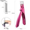 Professional Nail Clipper U Shape Stainless Steel Trimming Straight Cutter With 10Pcs Magnet Nail Art Trimmer Kit Manicure Salon