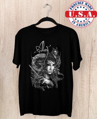 Alcest Artwork Zwart Kortmouw T-shirt Volledige Maat S-5XL Unisex T-shirt