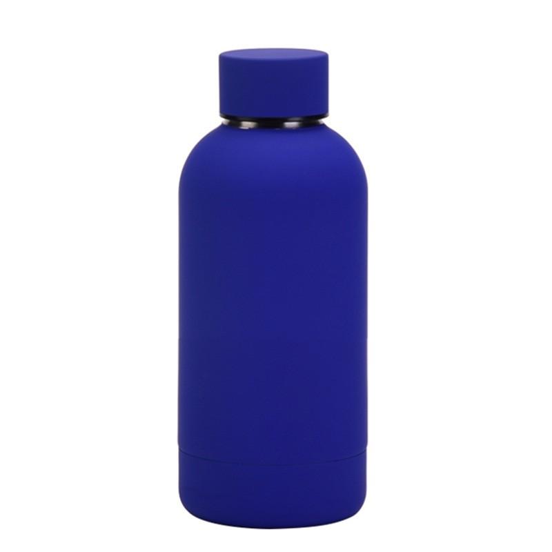 350ml Double Wall Stainless Steel Vacuum Insulated Travel Mug Mini Water Bottle Office Gym Car